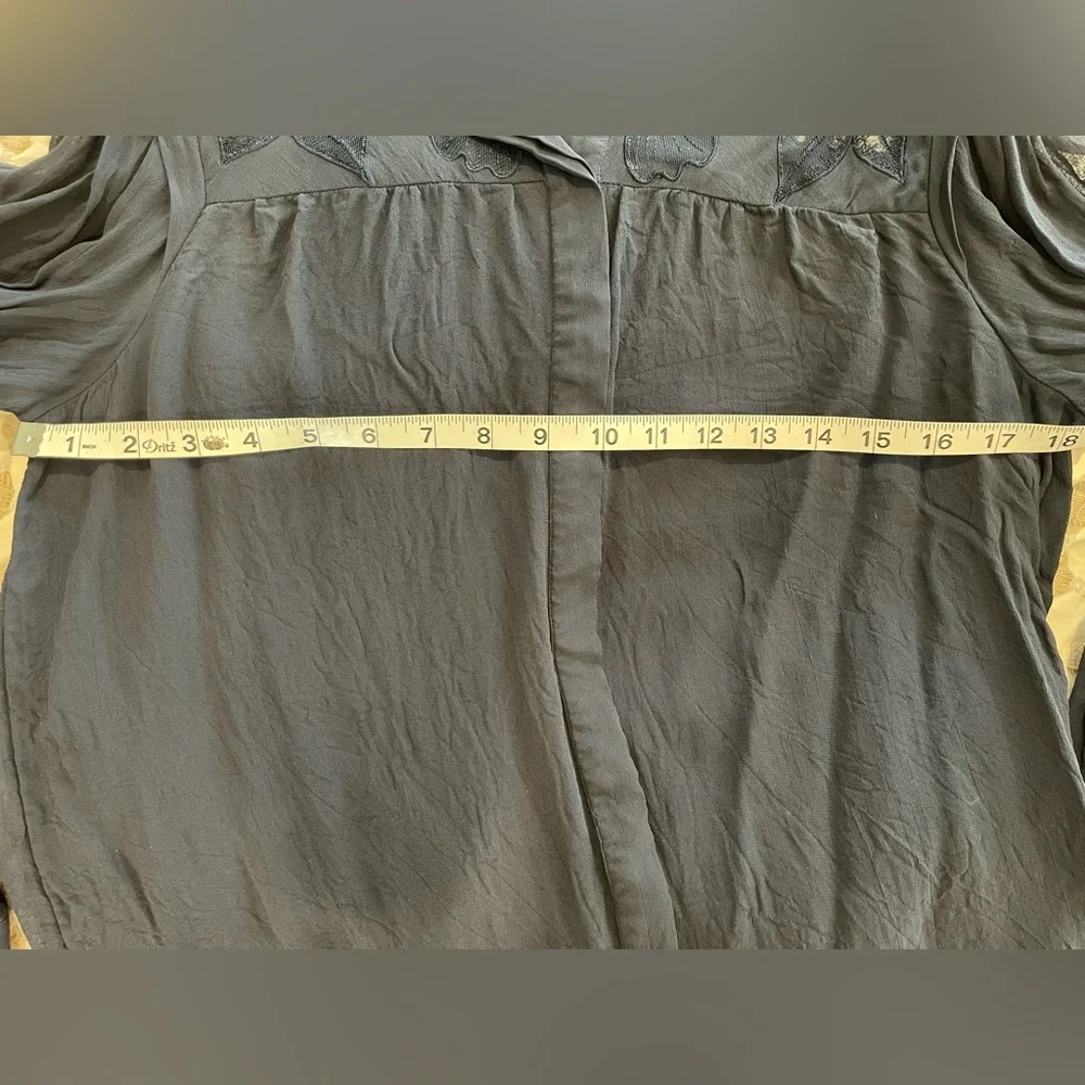 Beautiful Reiss navy blouse 10 - Picture 6 of 7